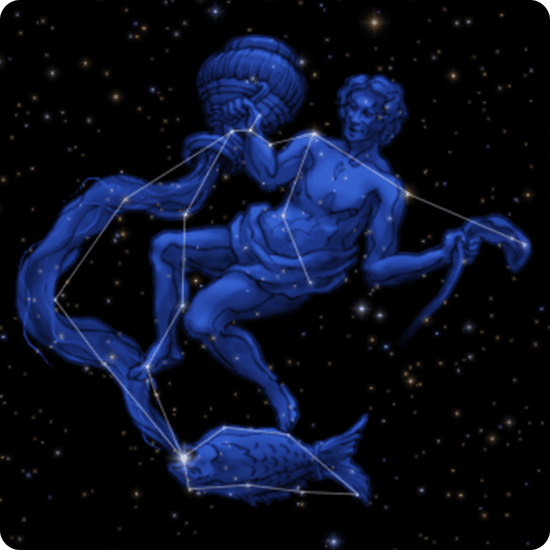 みずがめ座、みなみのうお座