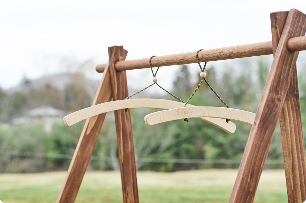おまけに、ハンガーも作ってみました