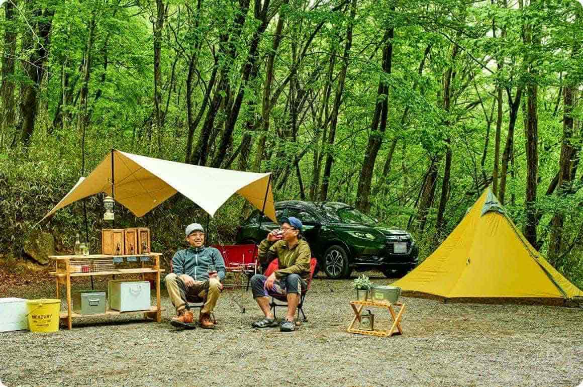 木の質感はキャンプサイトにピッタリ！DIY初心者でも手軽にチャレンジできるので、ぜひ作ってみてください