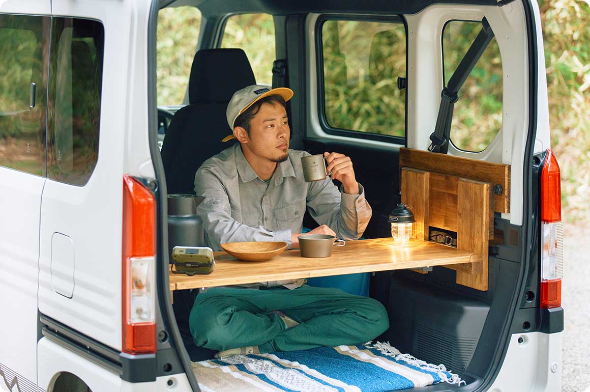 静かな森のキャンプサイトへお出かけ