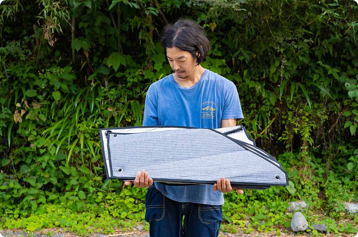 すべて畳んだ状態