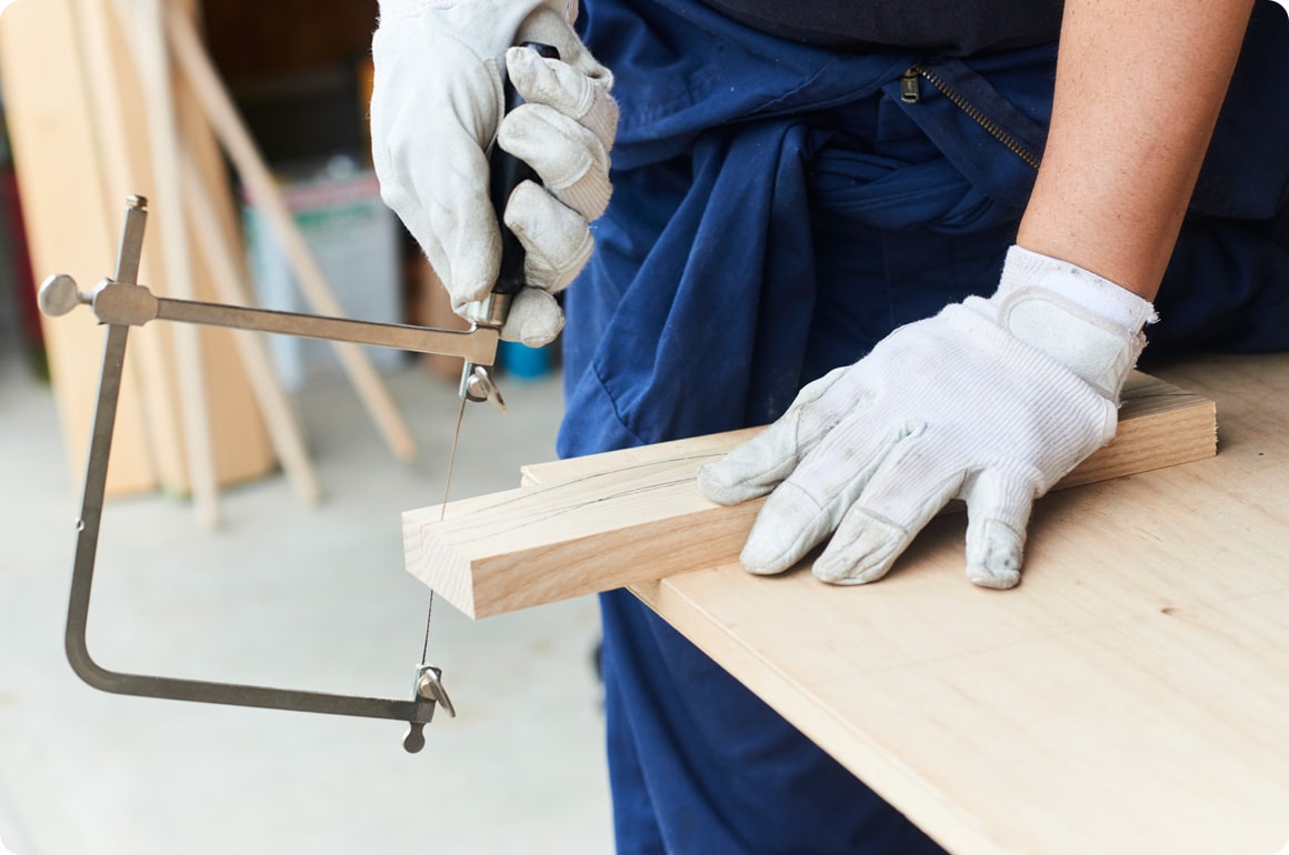 あとは幹部分、枝部分の加工です