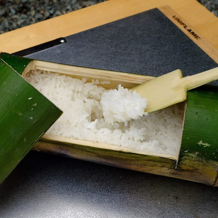 簡単にできる 竹飯ごうの作り方・炊き方