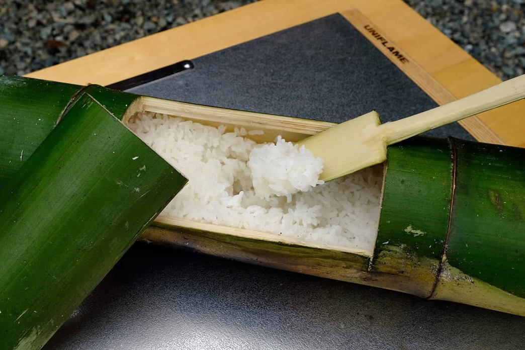簡単にできる 竹飯ごうの作り方・炊き方