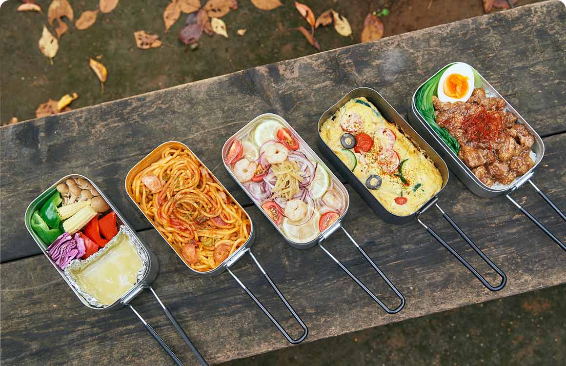 万能クッカー・メスティンで作る！