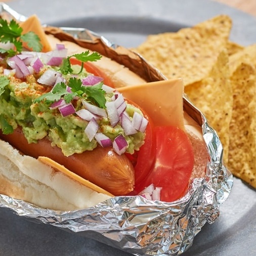 ワカモレトマトドッグ