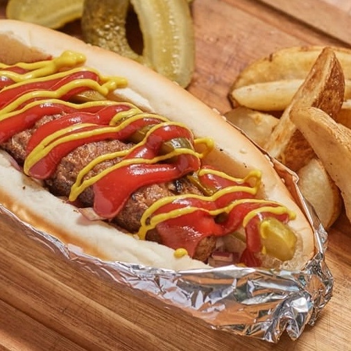 ハンバーガー感覚で子どもも喜ぶ！粗挽きハンバーグドッグ