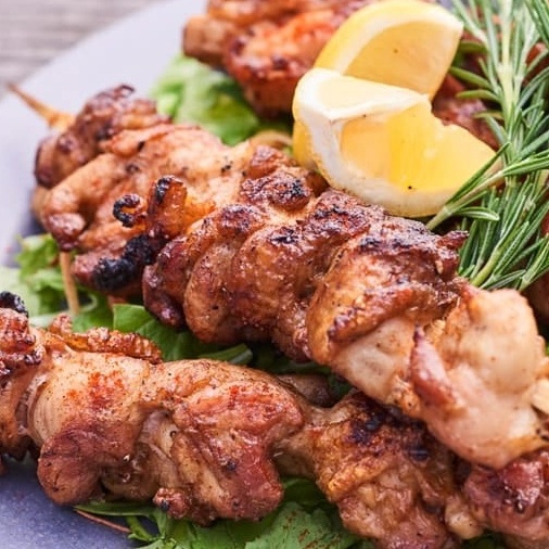 スパイシーチキンのケバブ風