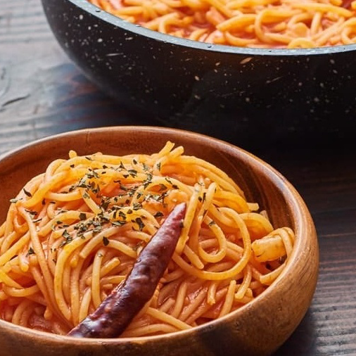 時短で簡単トマトソースパスタ