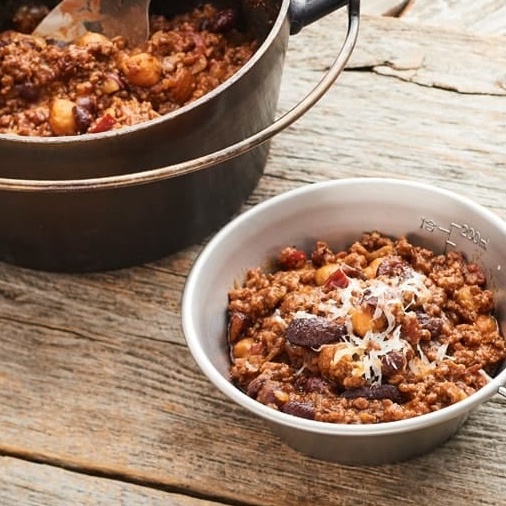 ダッチオーブンで作る本格チリコンカン