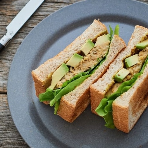 ひよこ豆のサンドイッチ