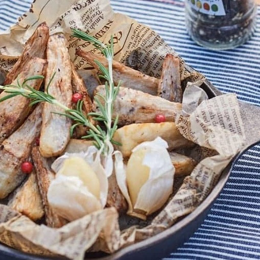 里芋のフライドポテト