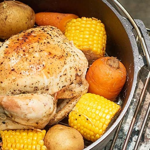 ピラフ入りローストチキン