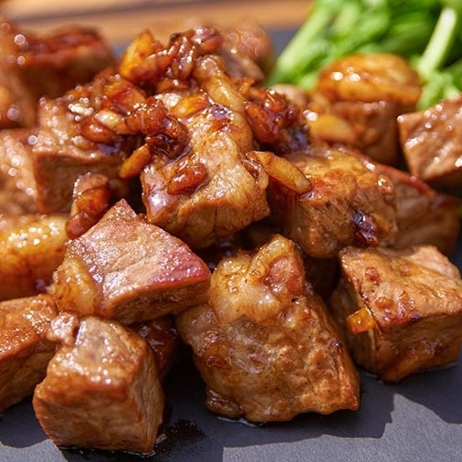 こってり照り焼き牛ステーキ