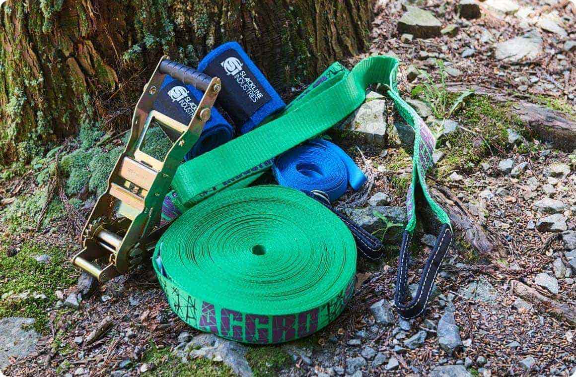 スラックラインの道具の画像