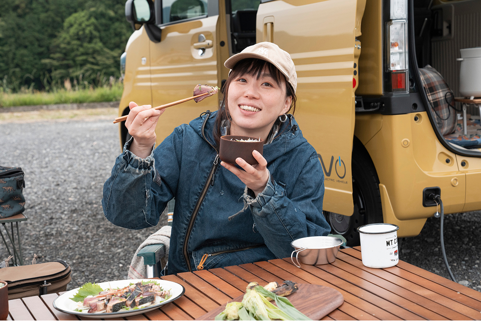 カツオは身が新鮮なのか、味がしっかりとしていて食べ応え抜群