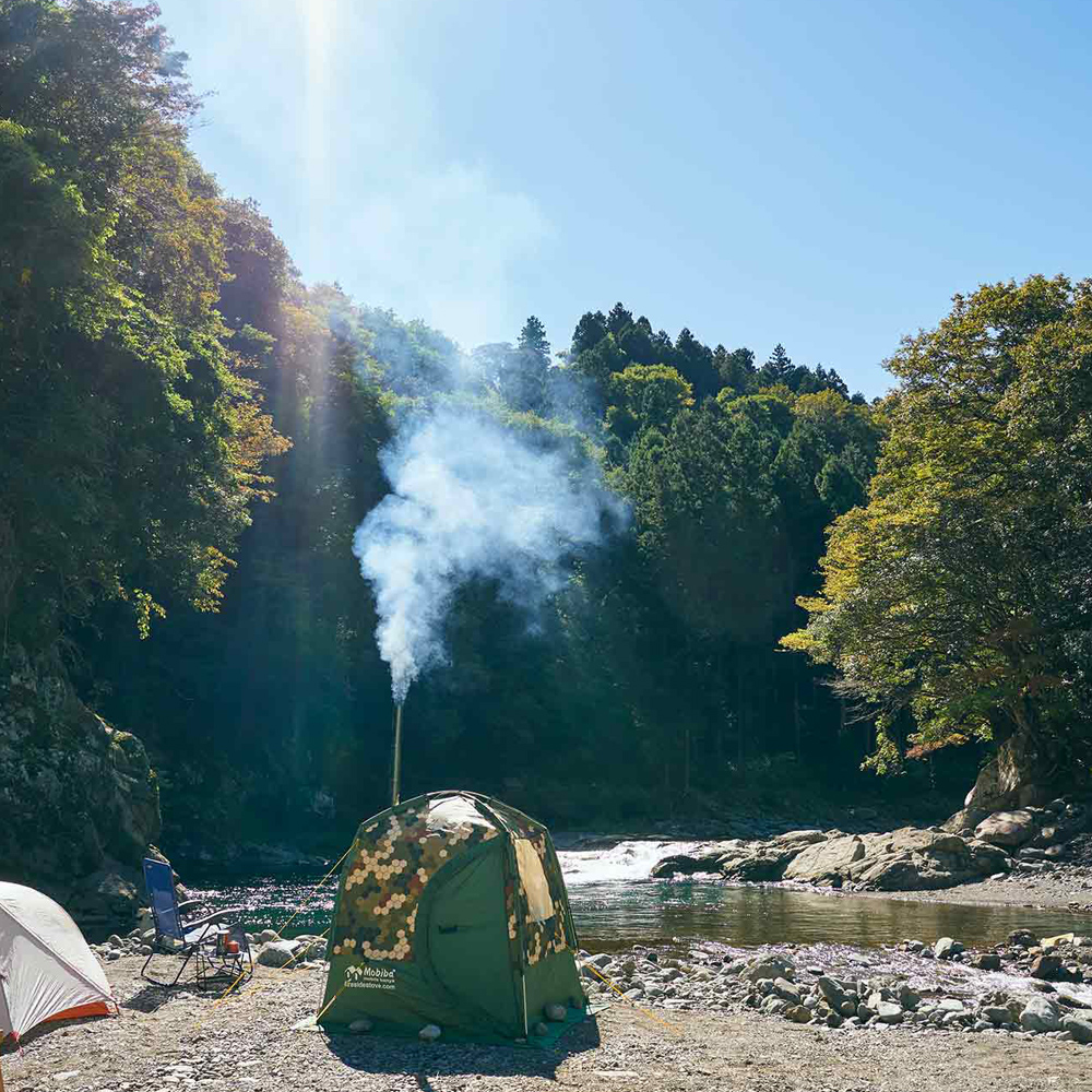 ソロキャンプ×サウナ