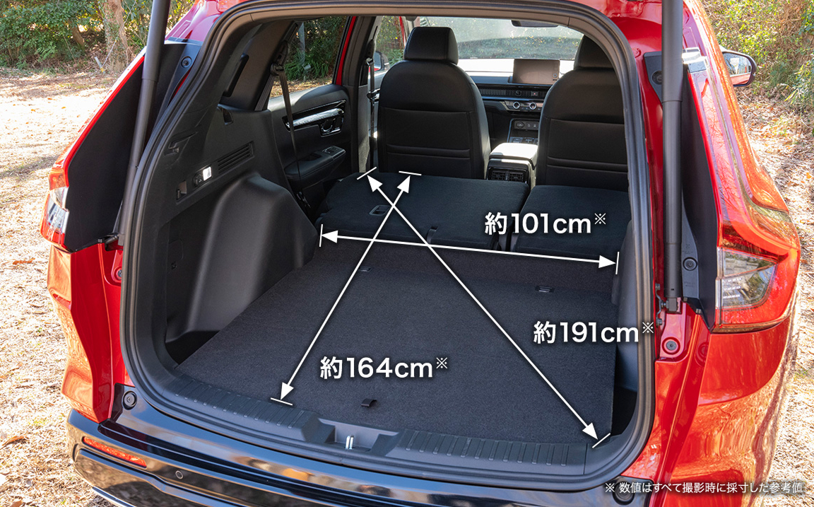 CR-Vの車中泊の使い勝手