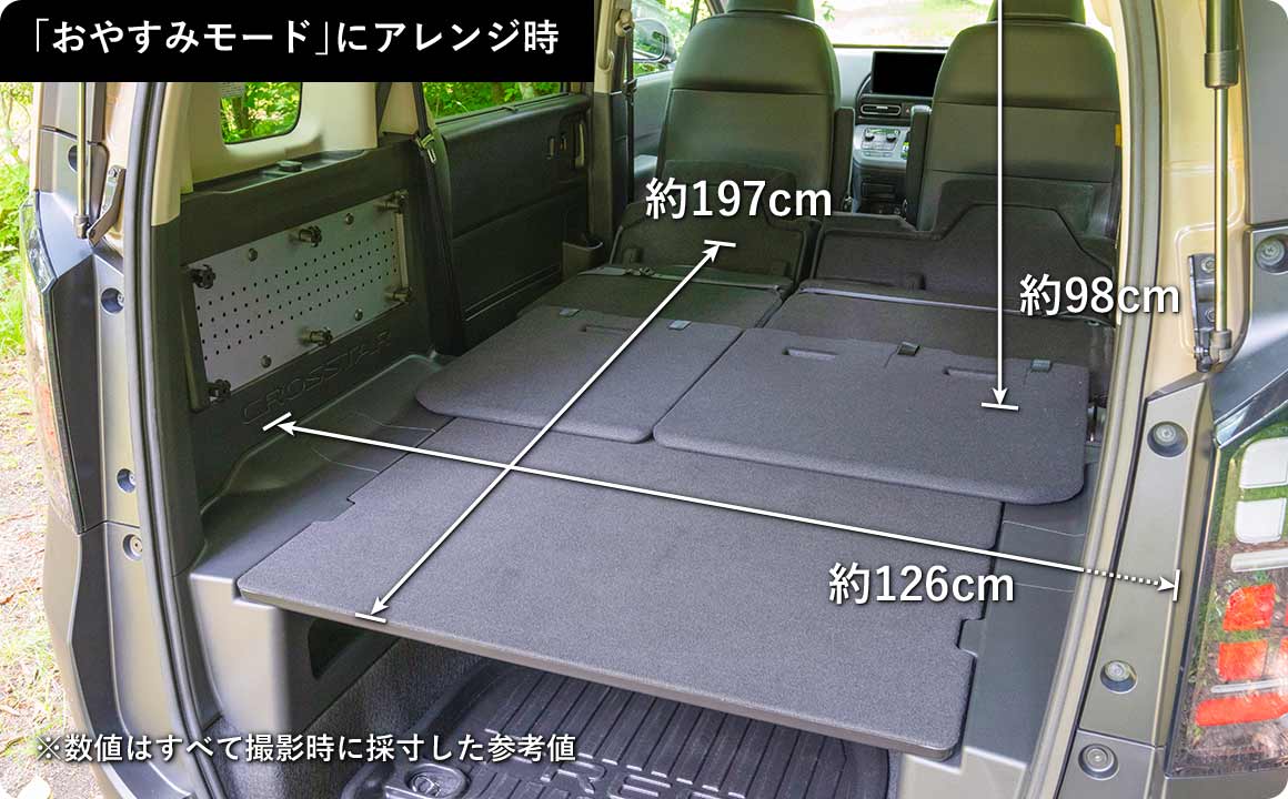 フリードの車中泊の使い勝手1
