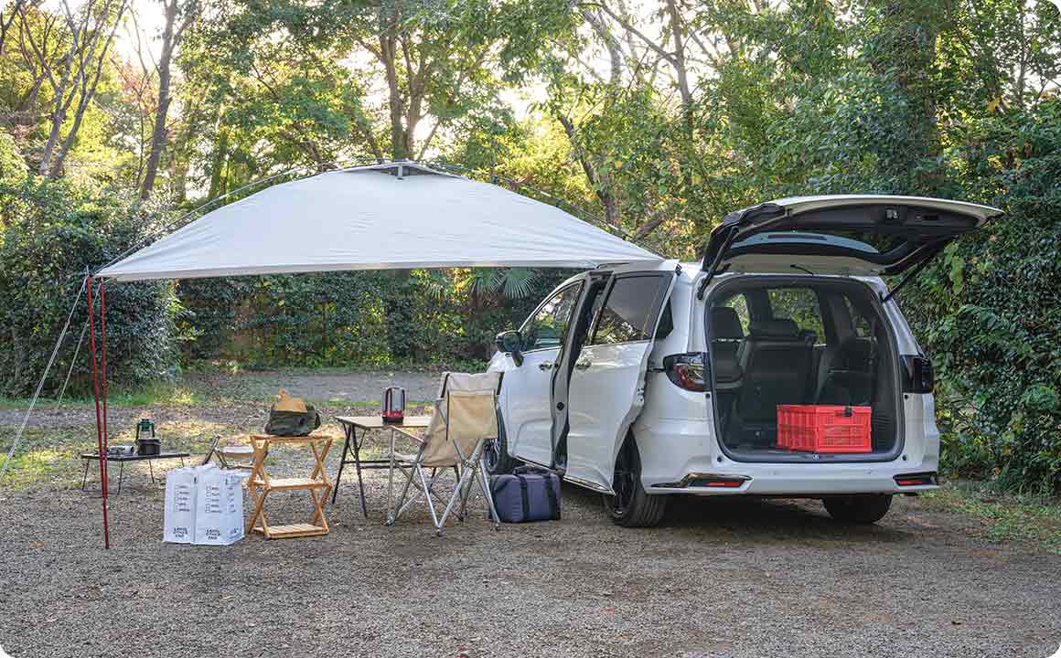 キャンプ場での使用例