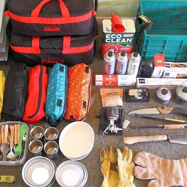 自宅でのキャンプ道具収納術