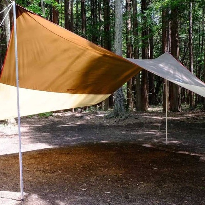 ひとりでも美しく張れる！オープンタープの張り方