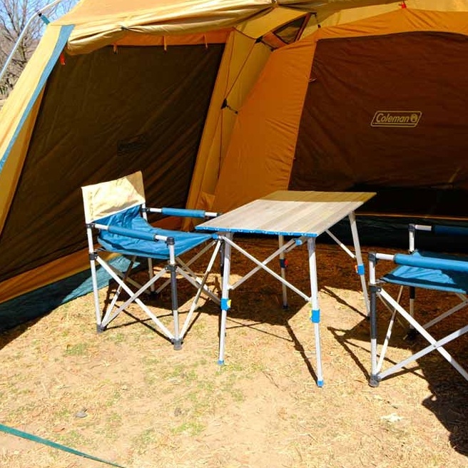 2ルームテントの<br>基本のたて方と使い方