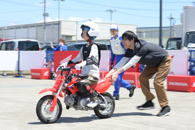画像：キッズバイク体験