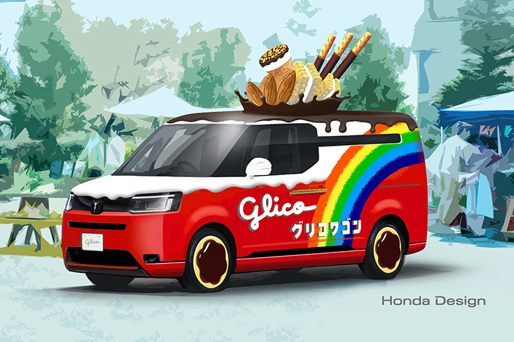 画像：Honda Design　塗り絵体験