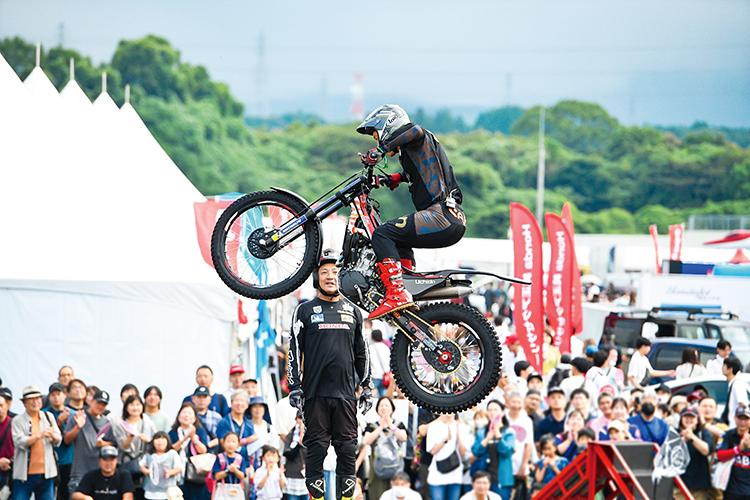 画像：トライアルバイクショー