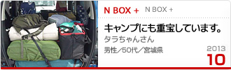 2013�N10���̉Ƒ���c��� N BOX +
