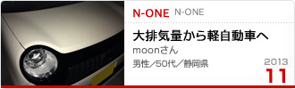 2013�N11���̉Ƒ���c��� N-ONE