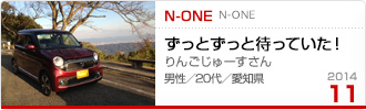 2014�N11���̉Ƒ���c��� N-ONE