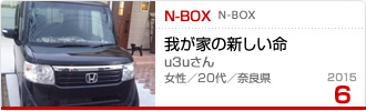 2015�N6���̉Ƒ���c��� N-BOX