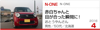 2016�N4���̉Ƒ���c��� N-ONE
