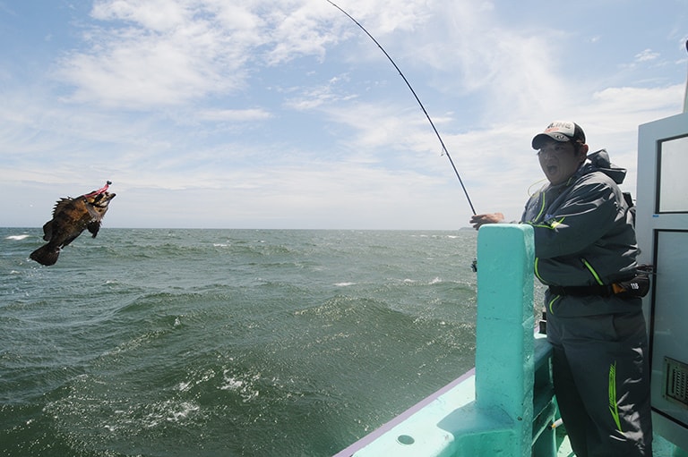 千葉県／大原沖のマダイ