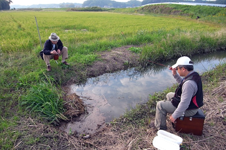 秋空の下で小さな宝石と戯れる！