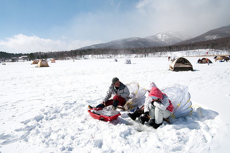 氷原の真っ白い世界でリフレッシュ！