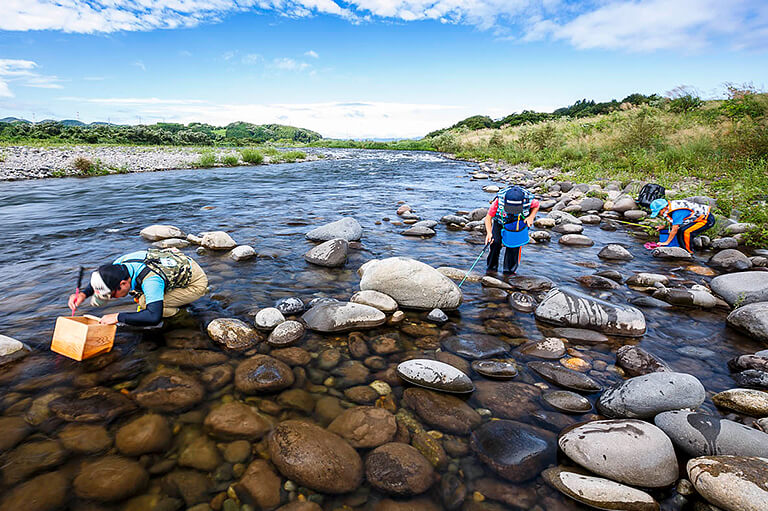 水中をのぞいて出会う清流の小魚に大興奮！初めての「カジカの見釣り」入門