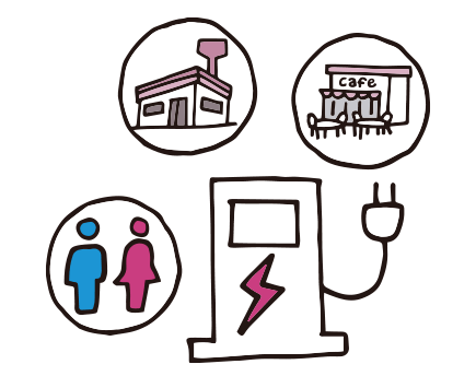 充電スタンド周囲情報