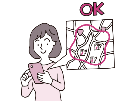 航続可能範囲表示