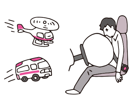 緊急サポートセンター（エアバッグ展開時自動通報）