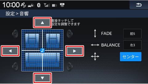 �O��/���E�̃o�����X�𒲐�����