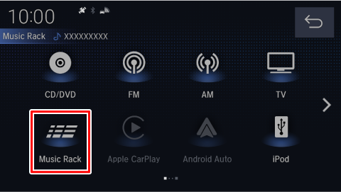 [Music Rack]�Ƀ^�b�`����