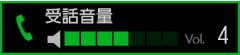 受話音量
