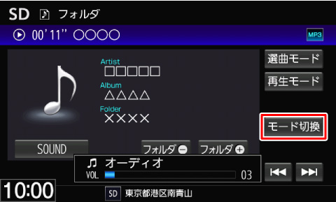 動作モードをご確認ください
