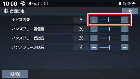 �i�r�ē����̉��ʂ𒲐�����