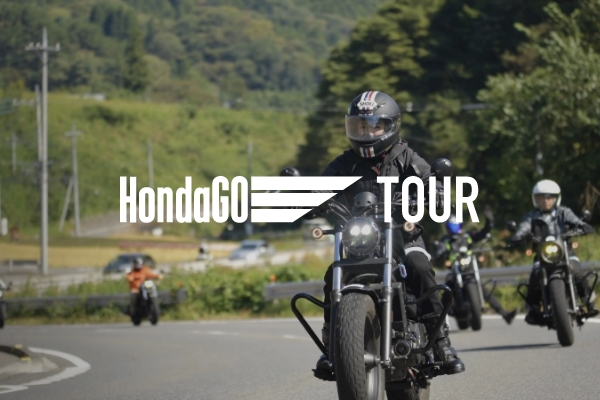 HondaGo TOURロゴとイメージ画像