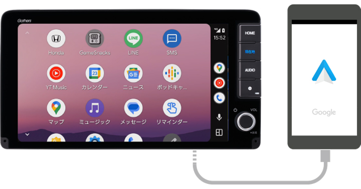 Android Autoに対応