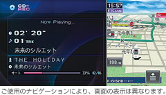 音楽タイトル機能